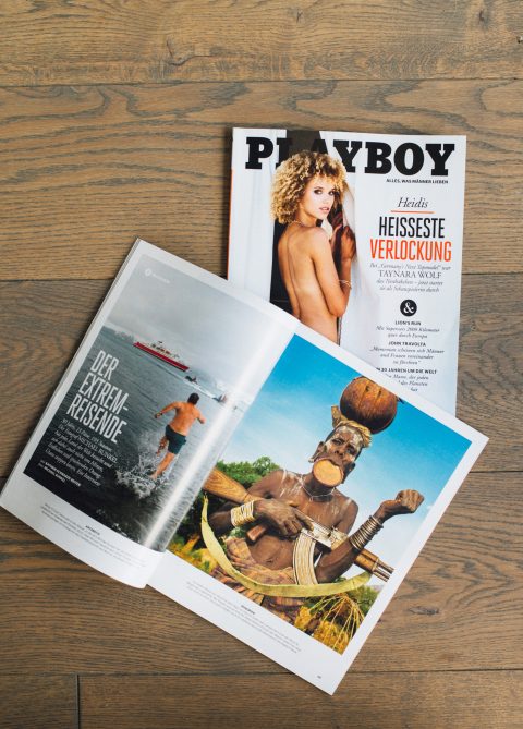 Feature in Playboy Magazine